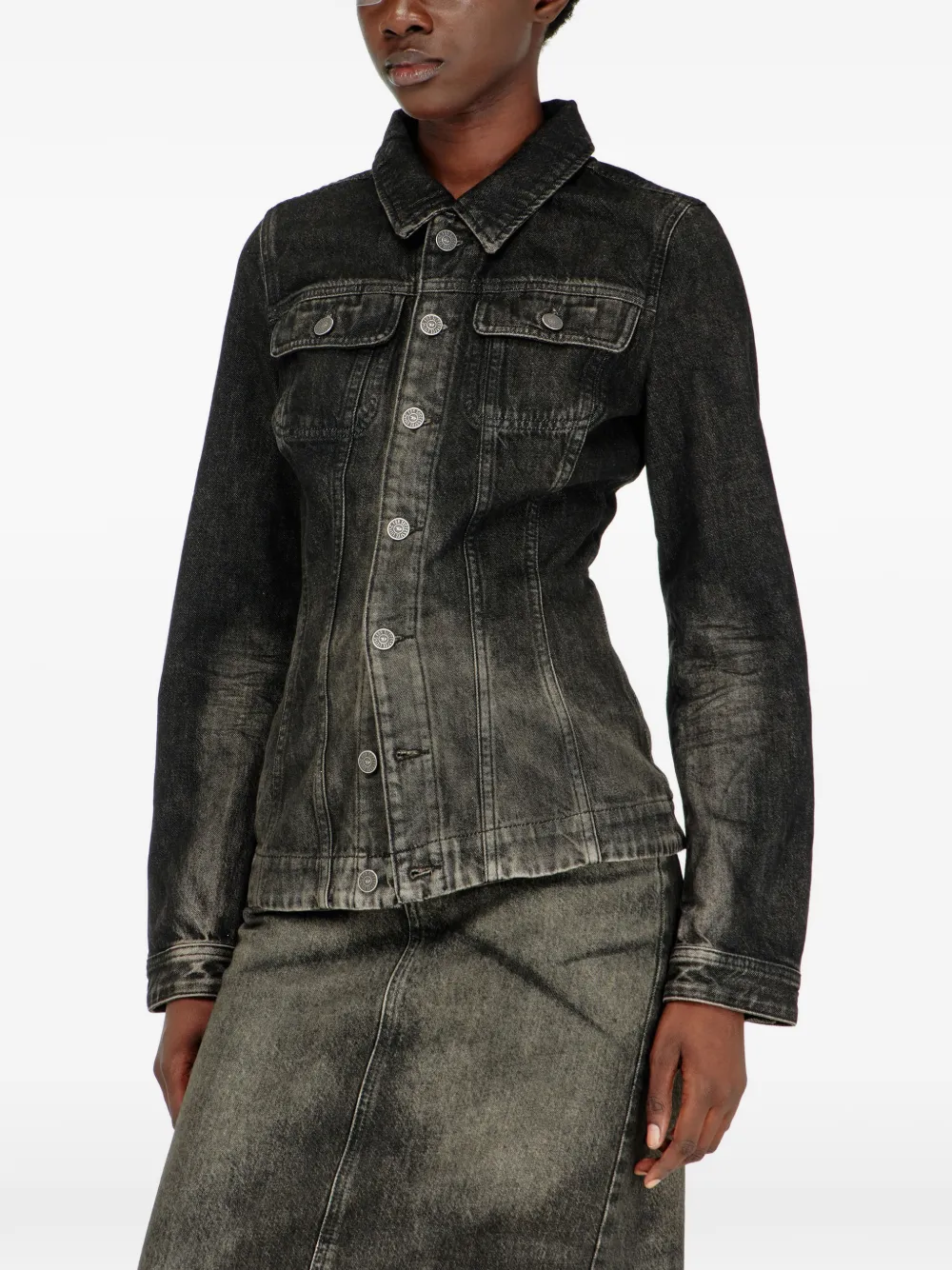 Diesel Jack met lange mouwen Zwart