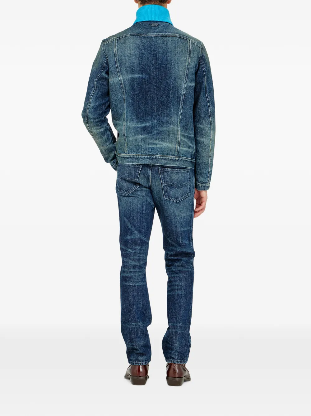 Diesel 1993 D-Vyl slim-fit jeans met standaard taille Blauw