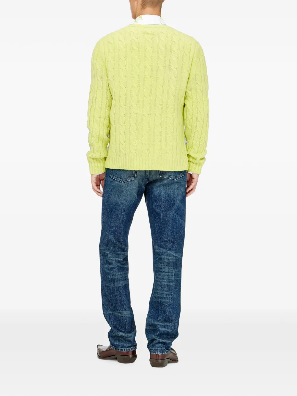 Diesel 1991 D-Voeed high-waist jeans Blauw