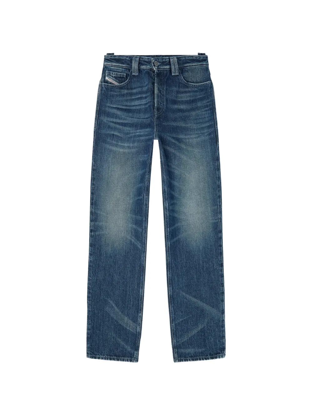 Diesel regular jeans high-waist 1991 D-Voeed - Blu