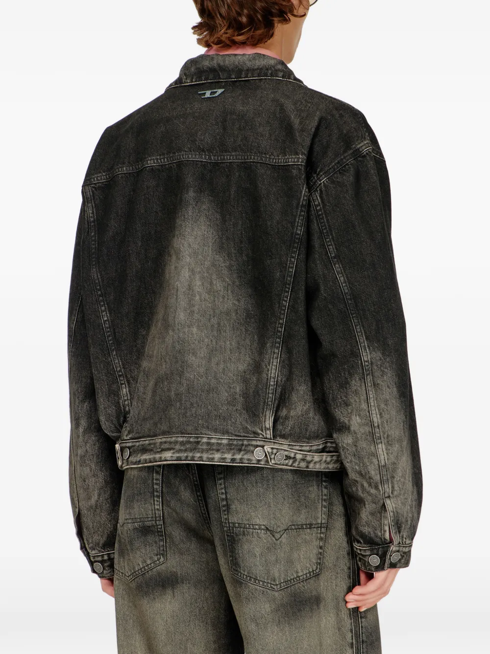 Diesel Jack met lange mouwen Zwart