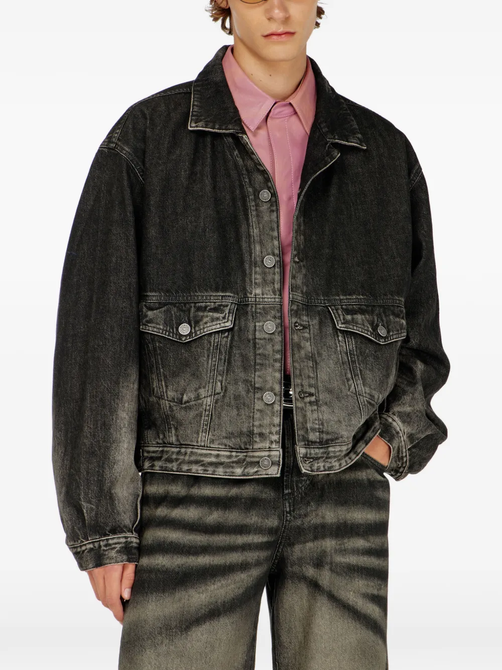 Diesel Jack met lange mouwen Zwart