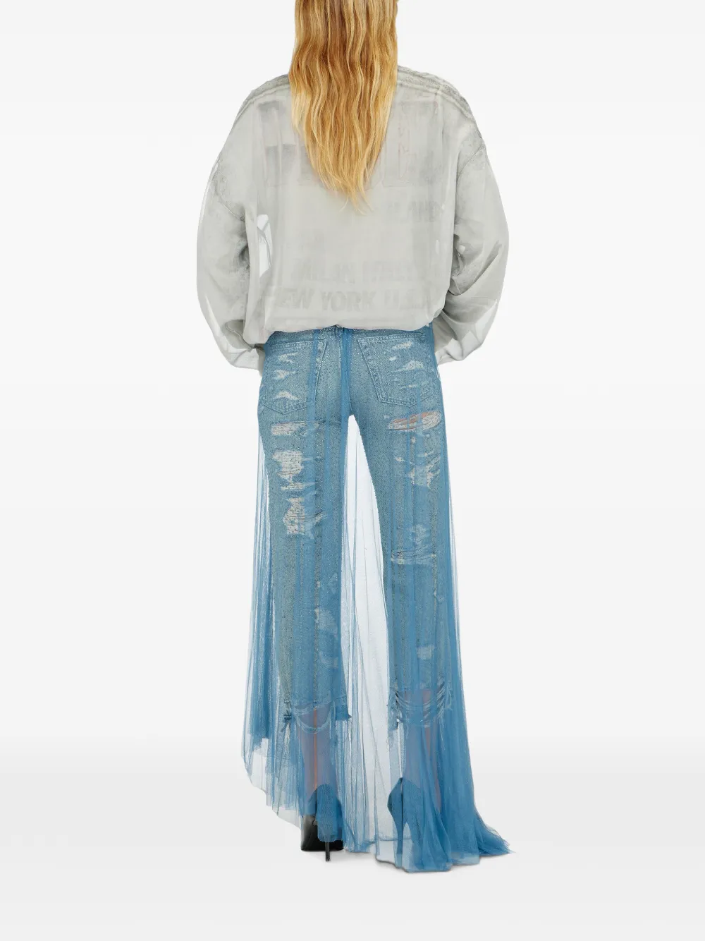 Diesel D-Aisi regular-fit jeans met regular-waist Blauw
