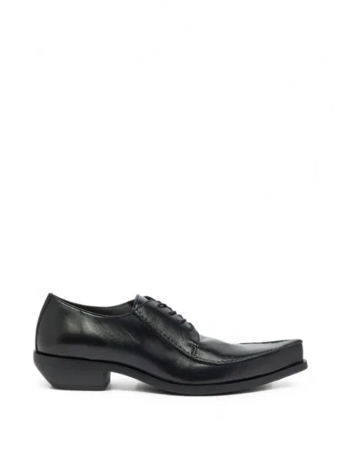 Diesel pointed-toe leather derby shoes