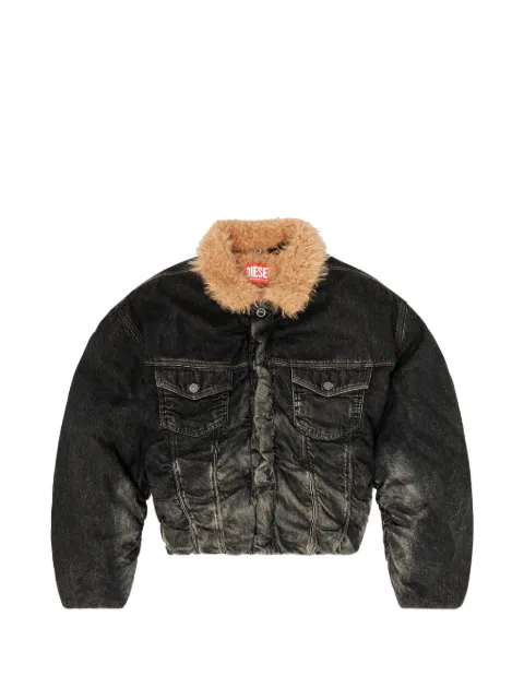 Diesel ruched denim jacket