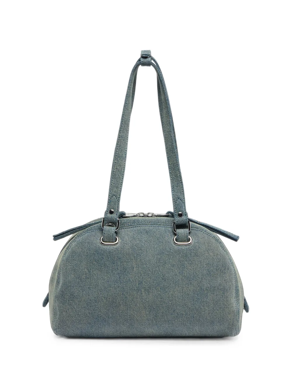 Diesel 1DR denim schoudertas met Oval D-logo Blauw
