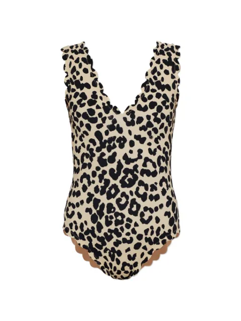 Marysia Charleston cheetah-print swimsuit