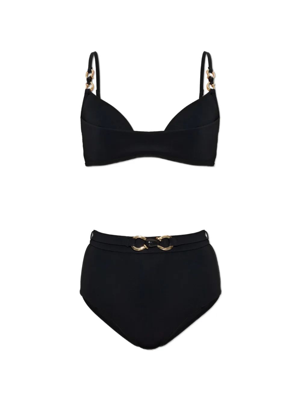 ZIMMERMANN belted chain-link bikini - Schwarz