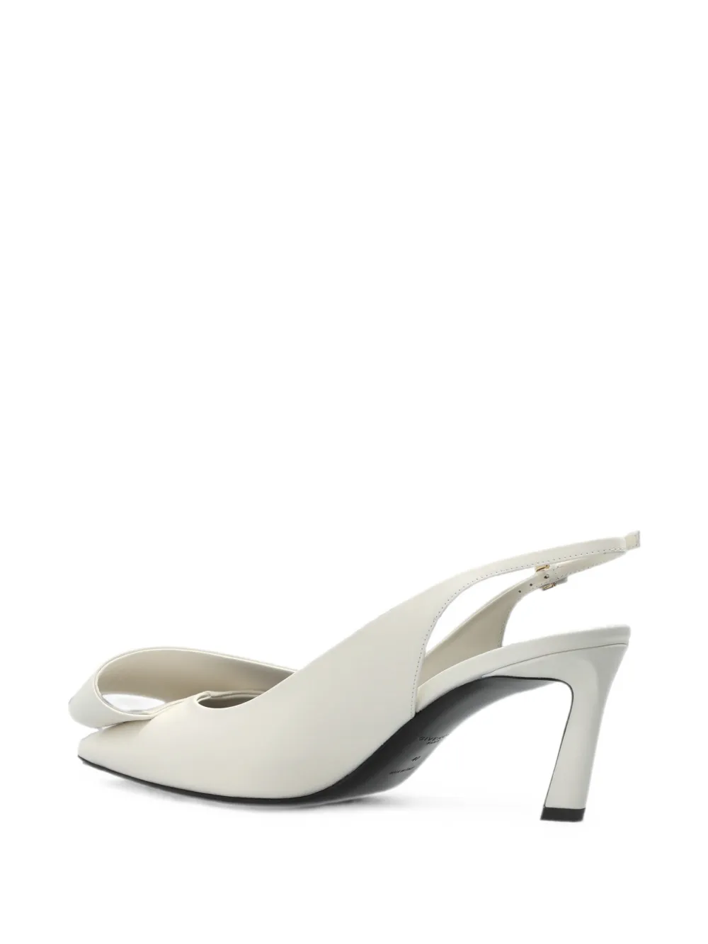 Givenchy Twisted Ribbon slingbacks pumps in leather Beige