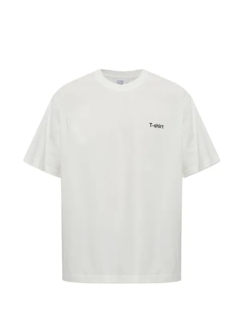 VETEMENTS t-shirt à slogan imprimé
