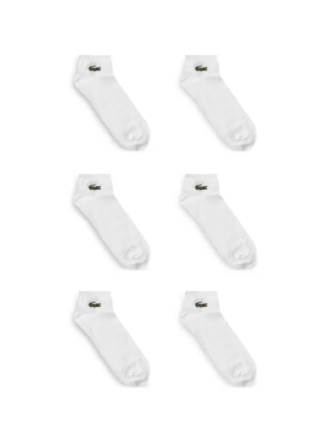 Lacoste logo-embroidered ankle socks set