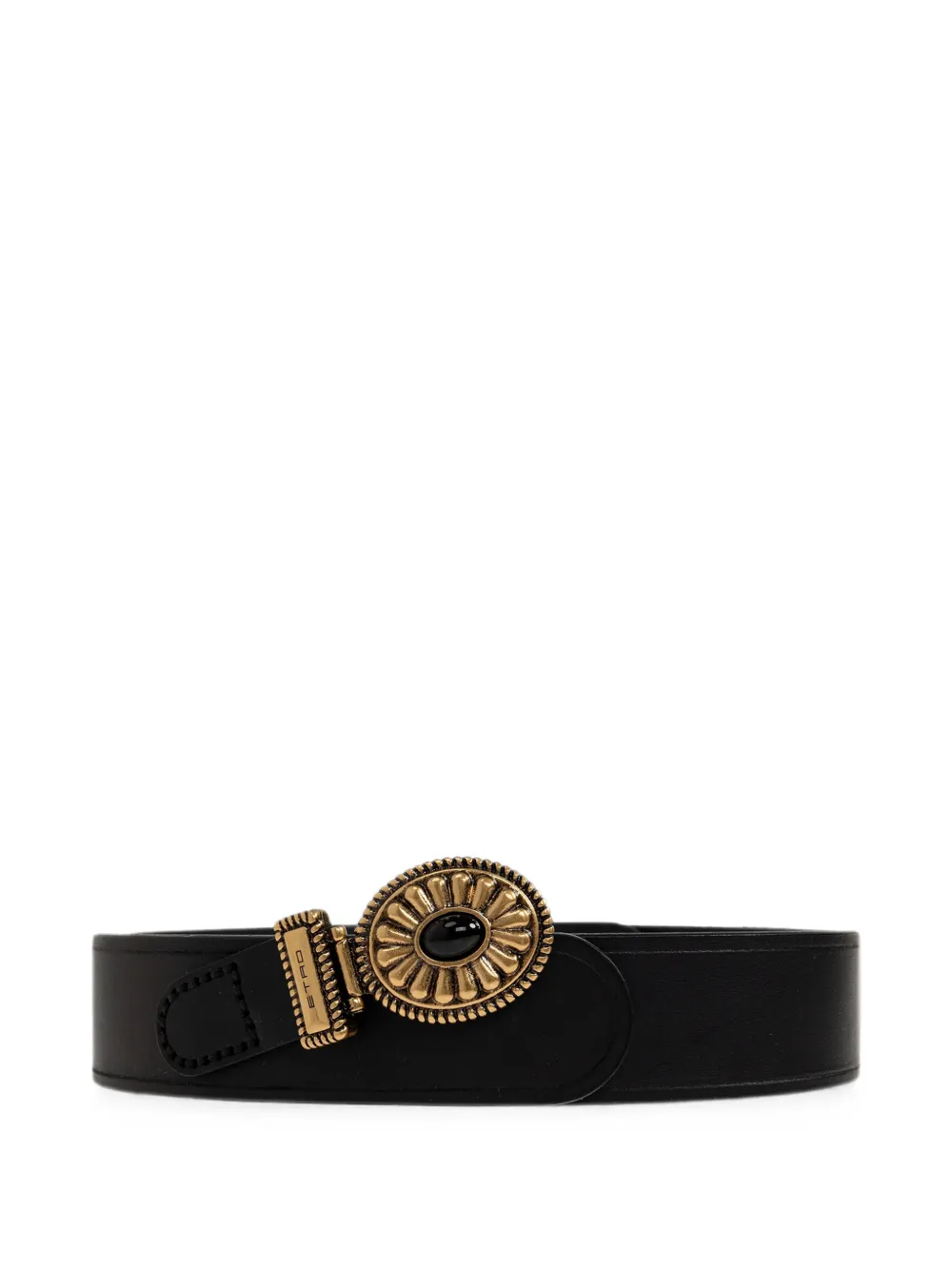 ETRO embellished-buckle leather belt - Nero