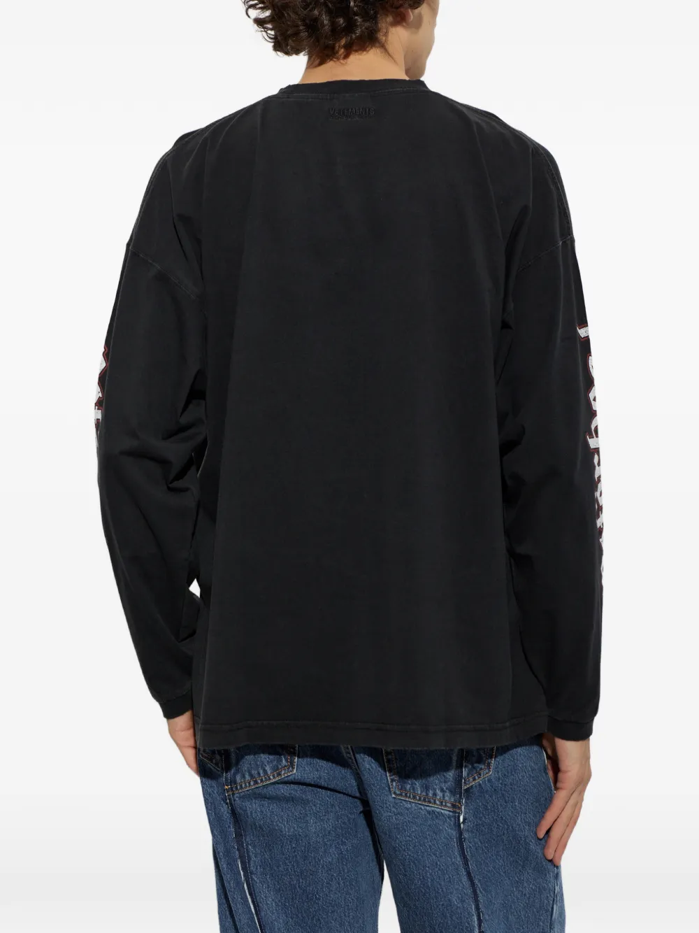 VETEMENTS T-shirt met print Zwart