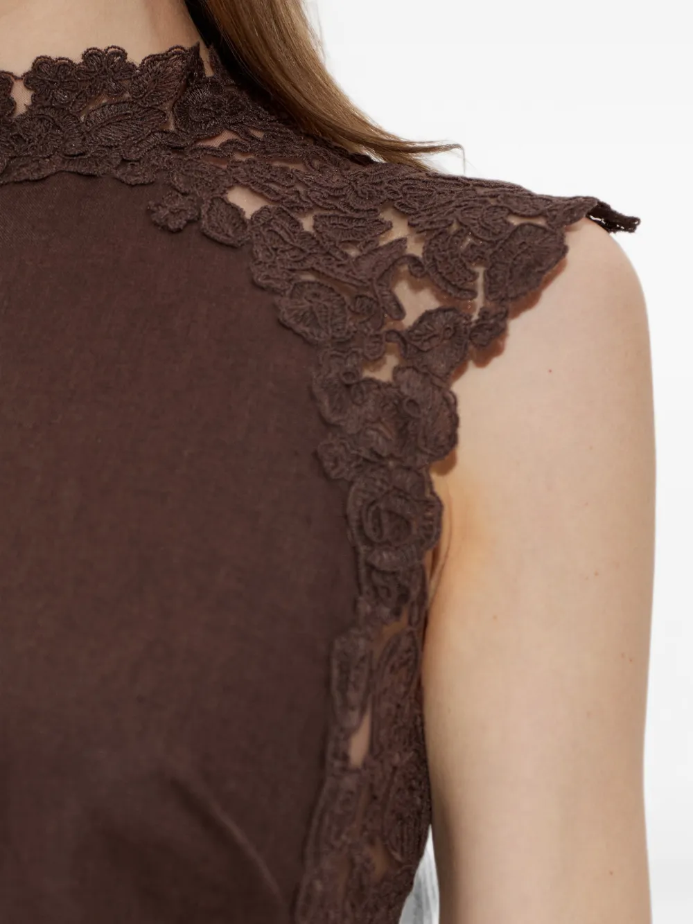 Cult Gaia Riti jurk Bruin