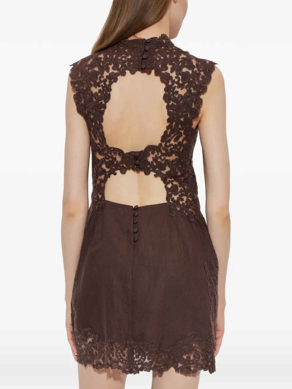 Cult Gaia Riti jurk Bruin