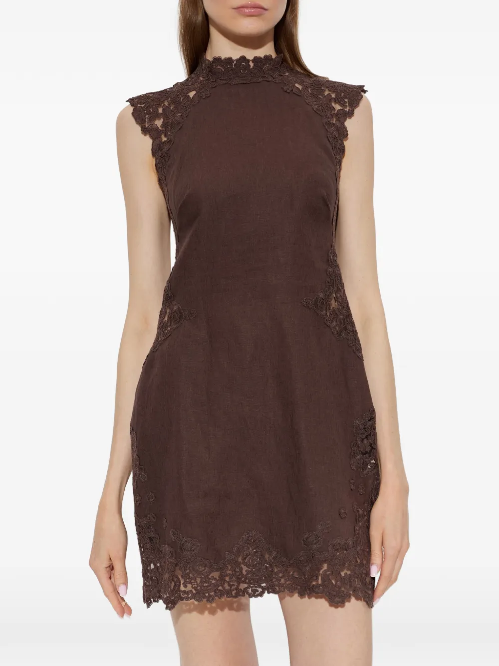 Cult Gaia Riti jurk Bruin
