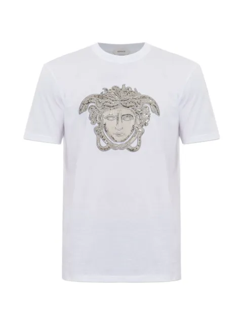 Versace Medusa crystal-embellished T-shirt