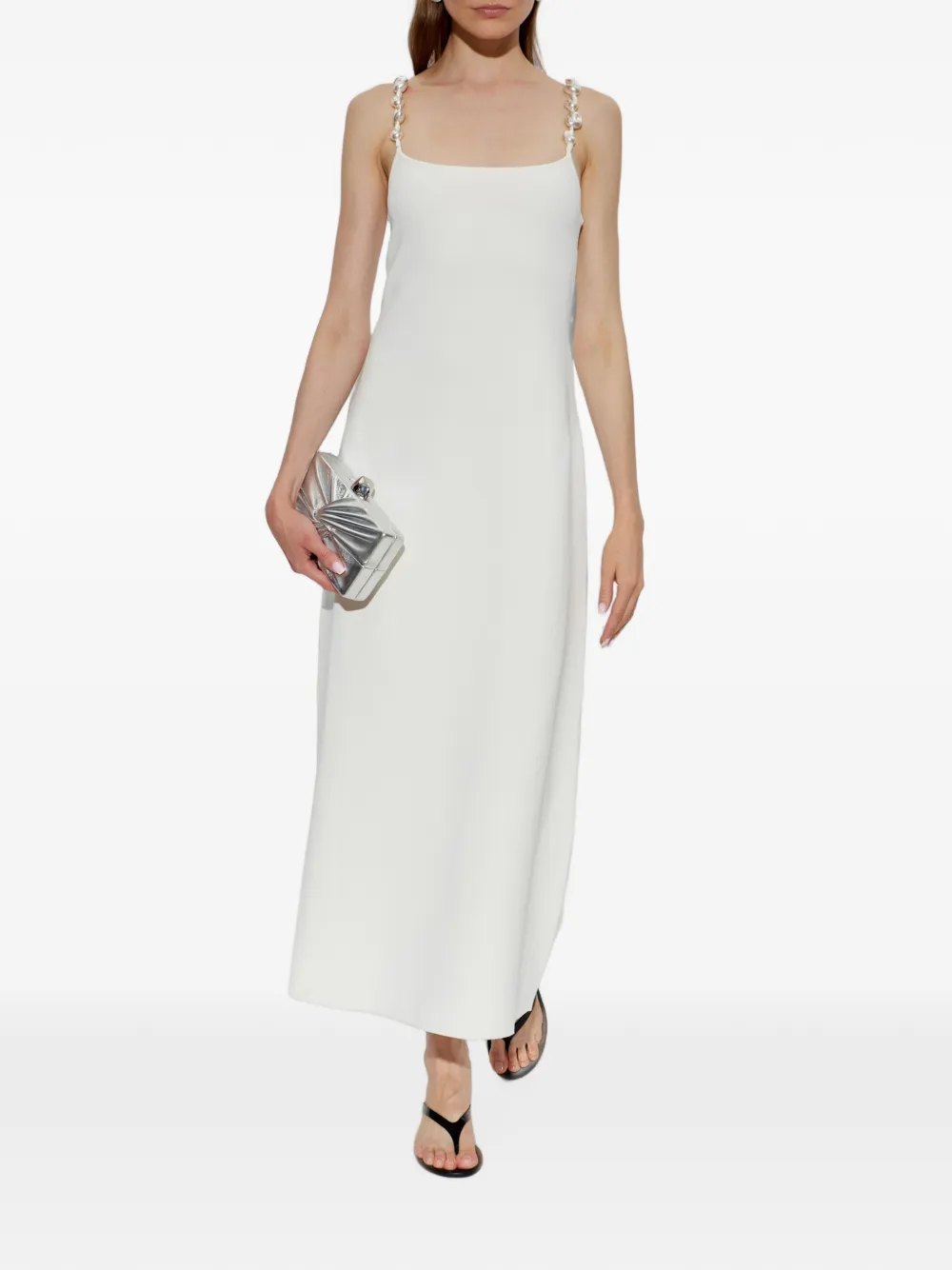 Cult Gaia Finley gebreide jurk Wit