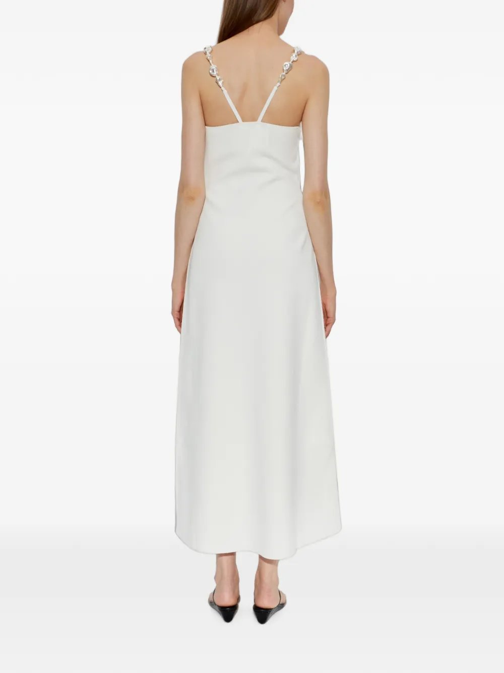Cult Gaia Finley gebreide jurk Wit
