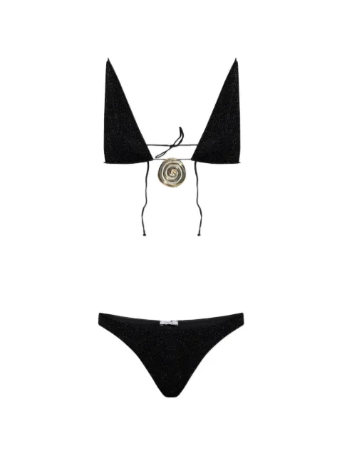 Oséree bikini de lúrex con placa en espiral