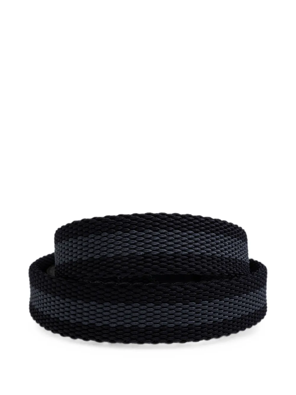 Paul & Shark Geweven riem met gegraveerd logo Blauw