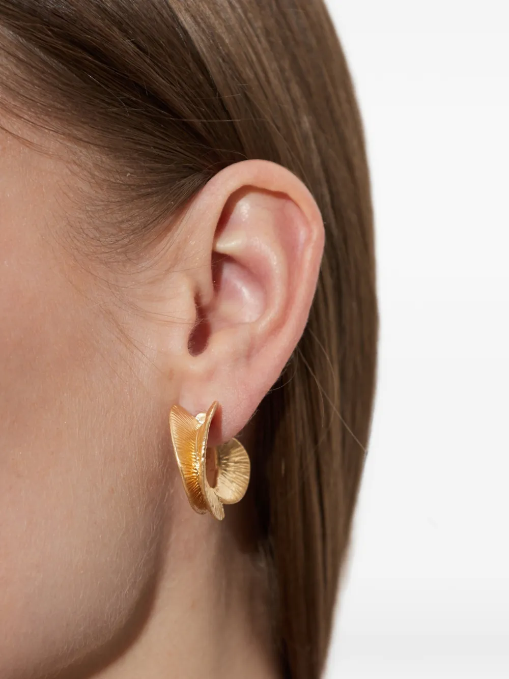 Cult Gaia Ren mini hoop earrings - Oro