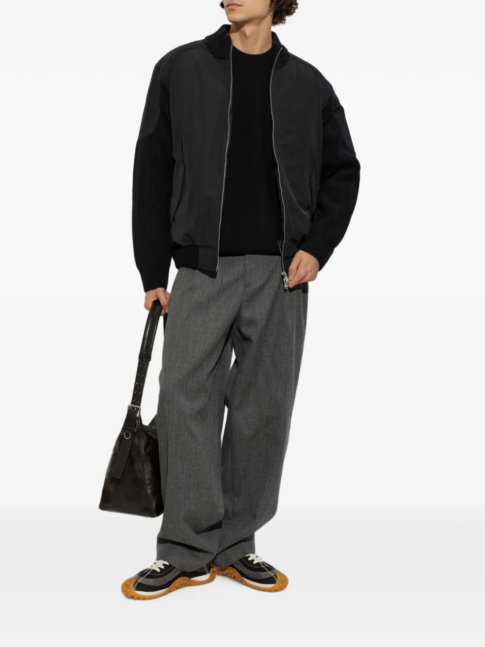 Givenchy Trui met geborduurd logo Zwart