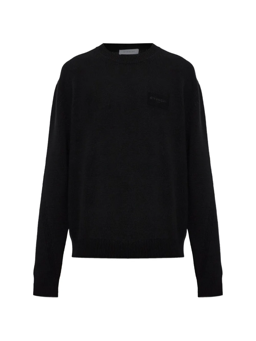 Givenchy logo-embroidered sweater - Schwarz