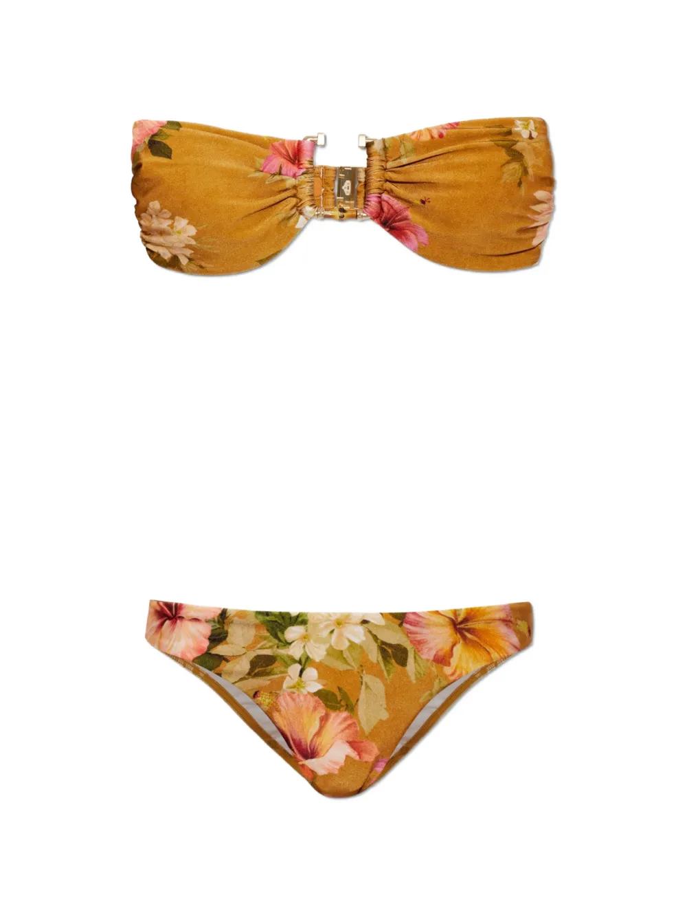 ZIMMERMANN Mahon bamboo trim bikini - Giallo