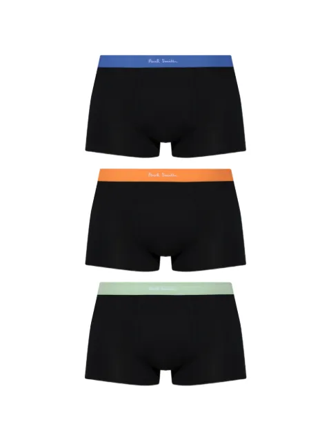 Paul Smith set de tres bóxeres con logo en la cinturilla