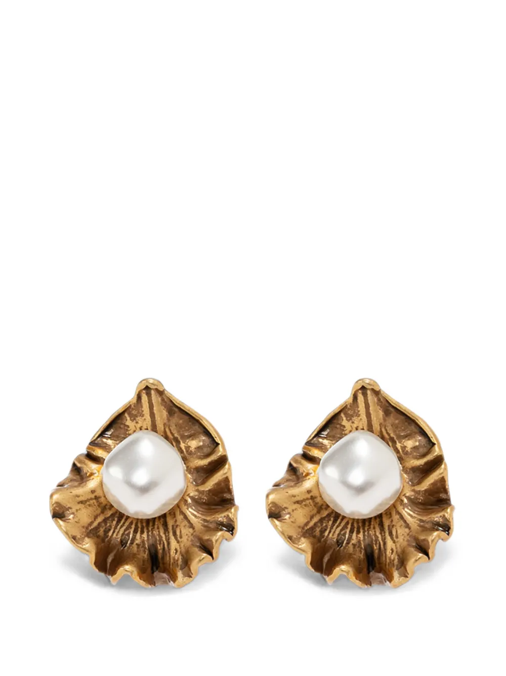 Cult Gaia Orecchini Irisi Perla - Oro