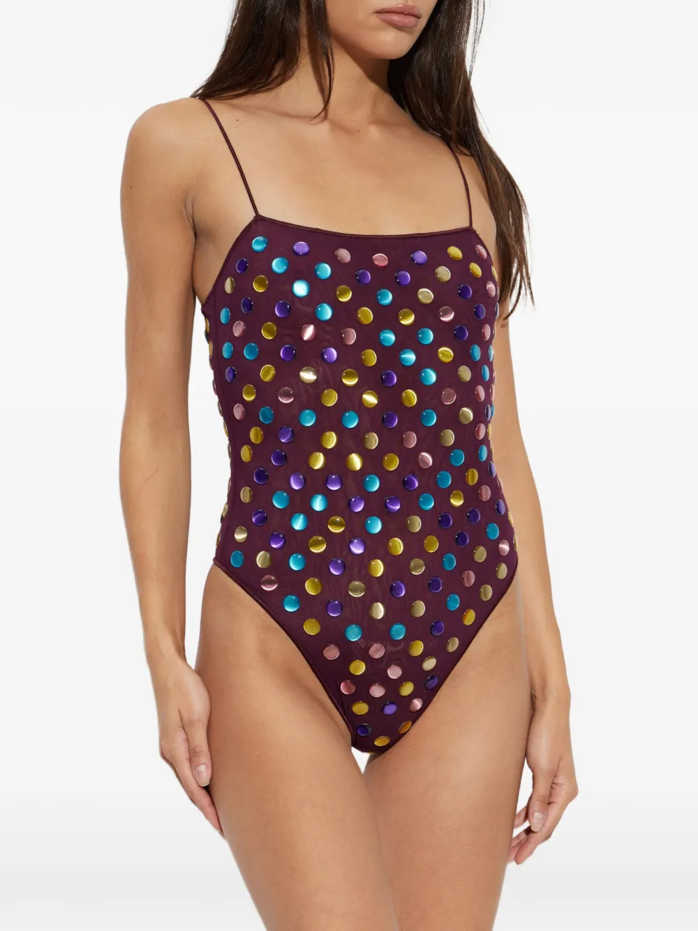 Oséree Bubble Maillot badpak Bruin
