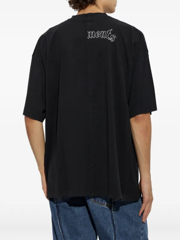 VETEMENTS グラフィック Tシャツ | ブラック | FARFETCH JP