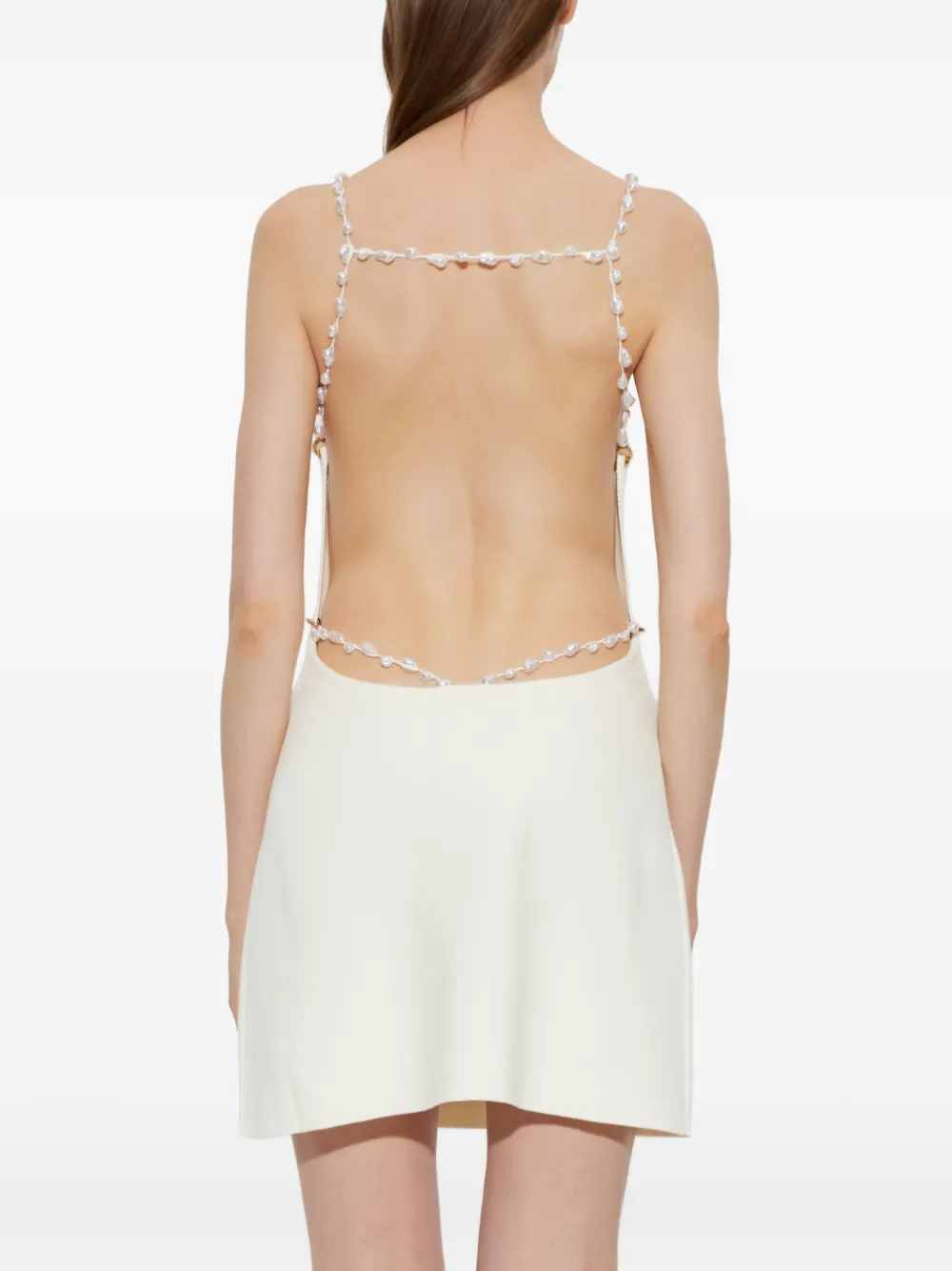 Cult Gaia Melba gebreide jurk Wit