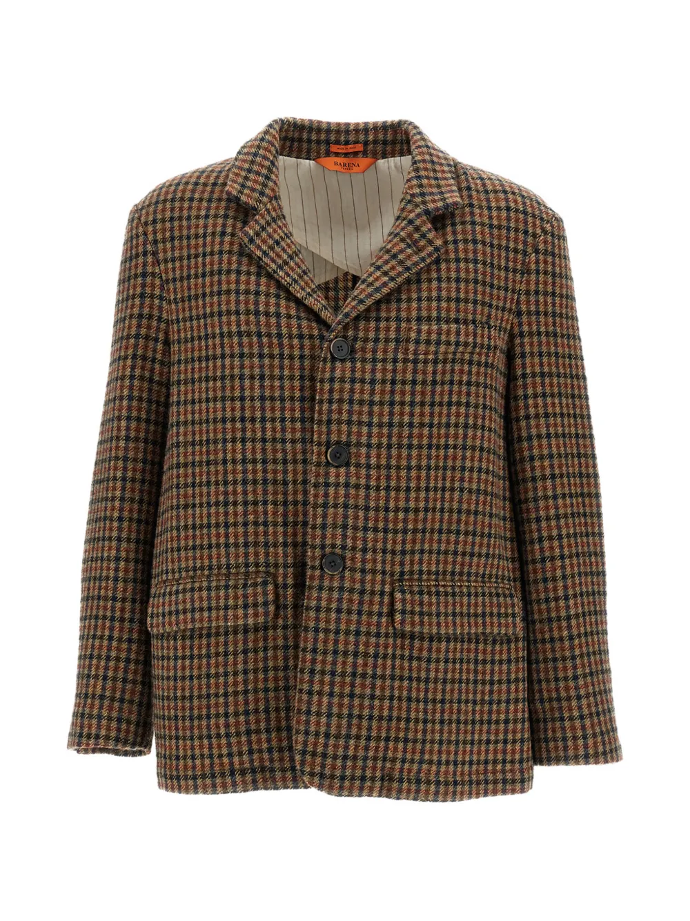 Barena Zener Fasser check-pattern virgin wool jacket