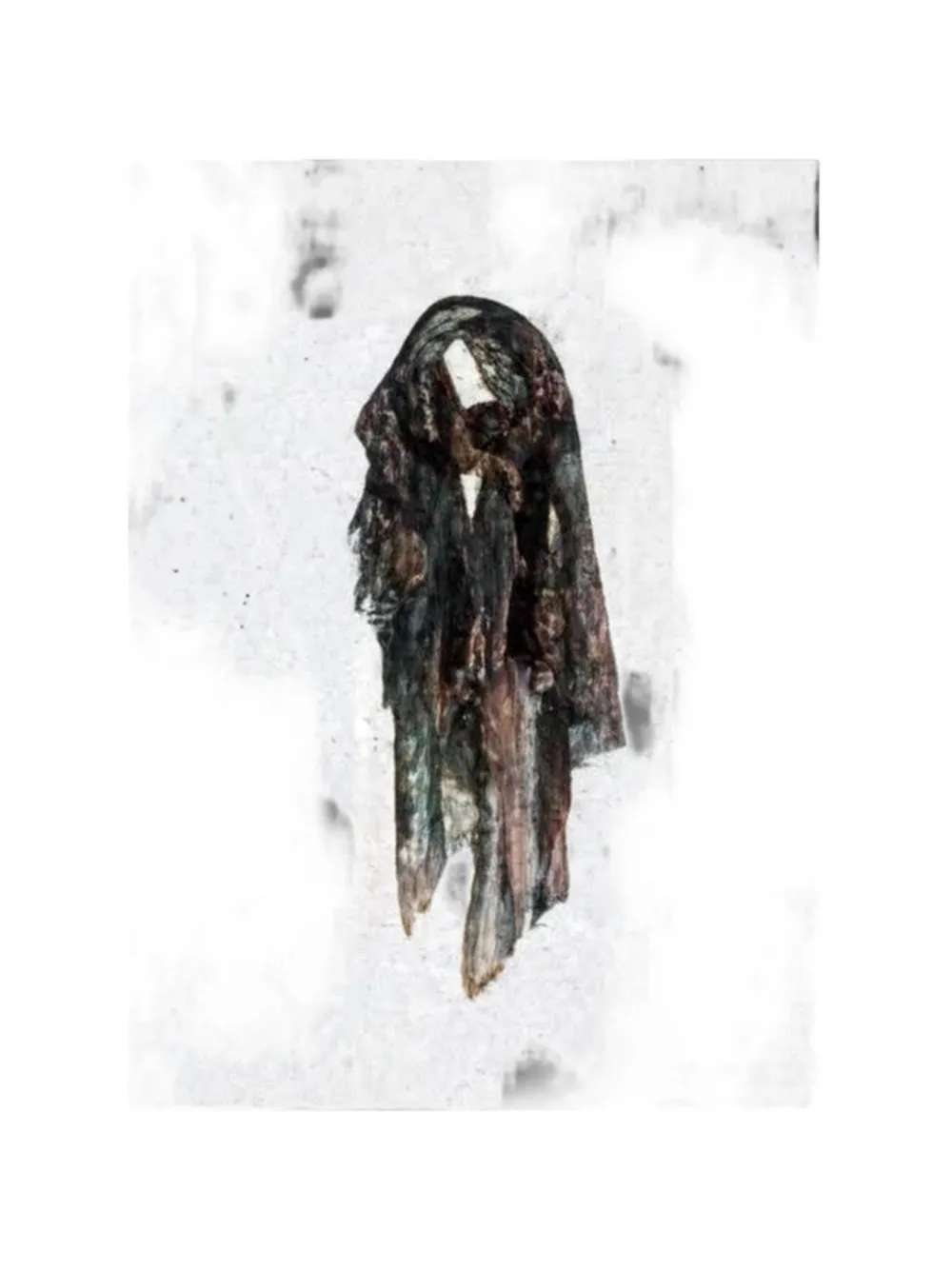 MIRROR IN THE SKY paisley-print frayed scarf - Schwarz