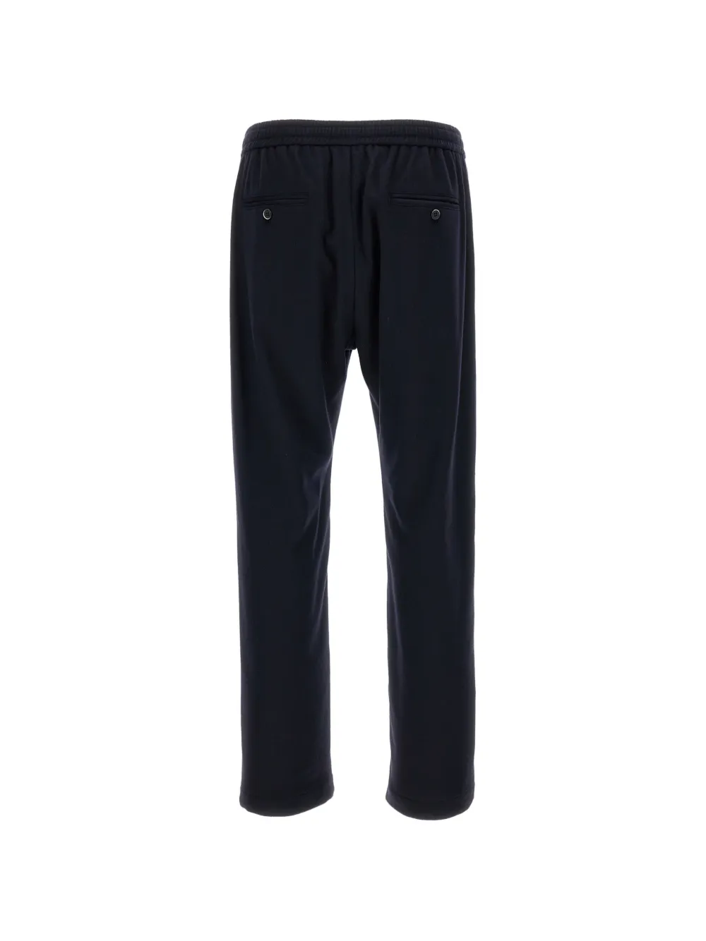 Barena Elastische kasjmier broek met rechte pijpen Blauw