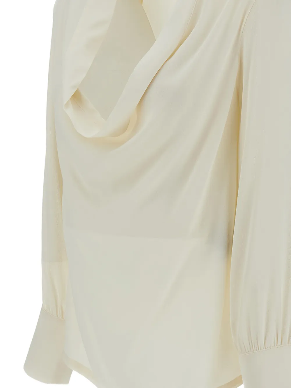 Federica Tosi Blouse met col Beige