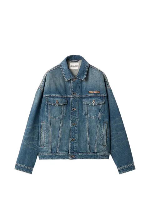 Miu Miu denim blouson jacket
