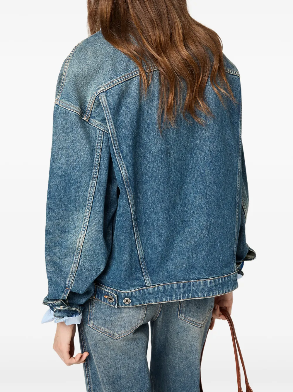 Miu Denim jack Blauw