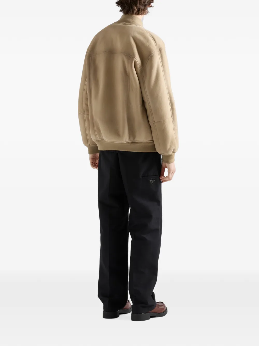 Prada Lammy bomberjack Beige