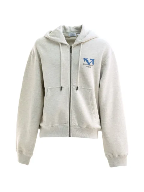 Off-White half Arrow regular zip hoodie
