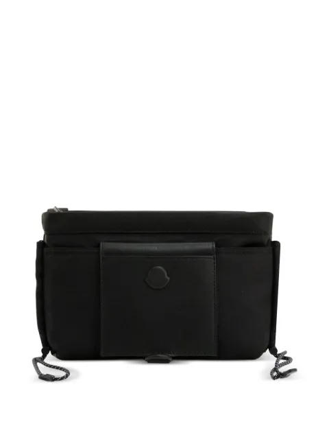 Moncler logo-patch messenger bag