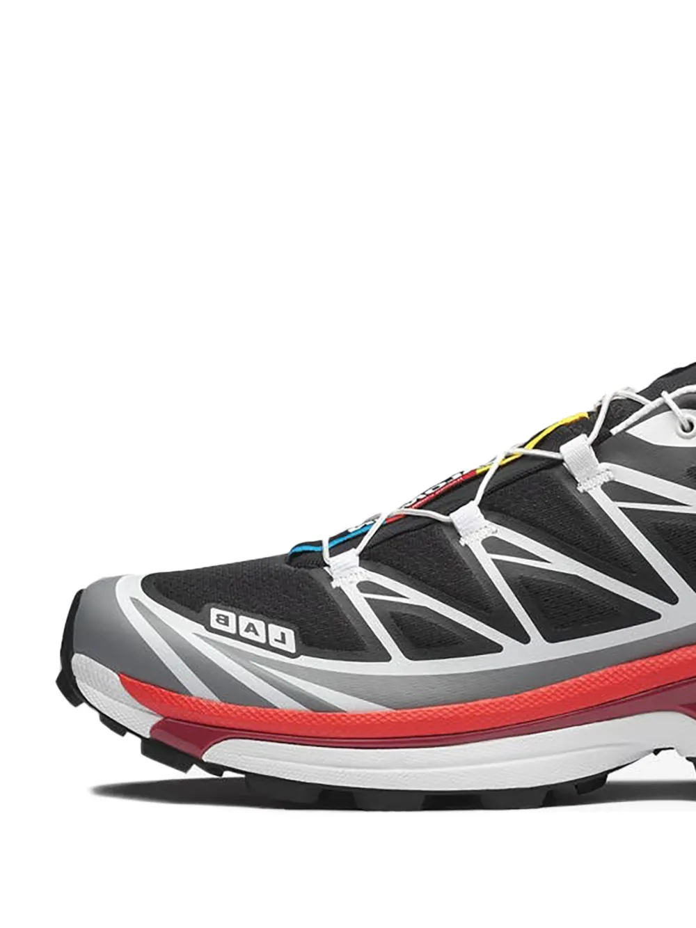 Salomon XT-6 panelled sneakers Zwart