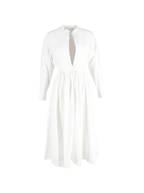 Alexander McQueen Pre-Owned button-up long-sleeve shirt dress