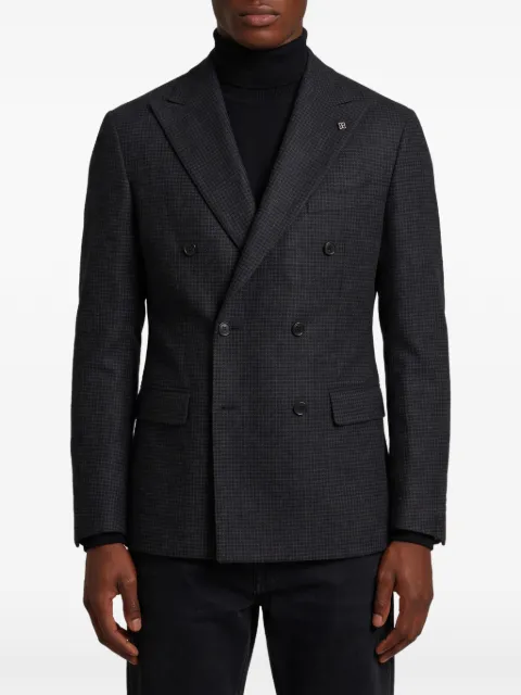 Tagliatore blazer New York à motif pied-de-poule