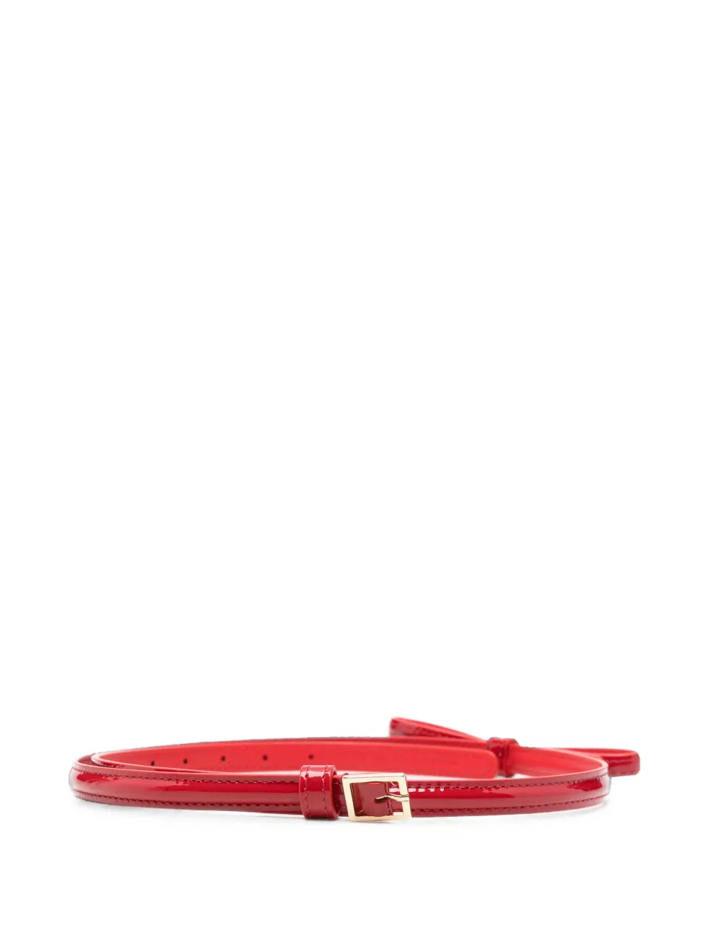 Plan C bow-detail patent-leather belt | Red | Image 1