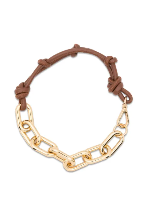Plan C rope-link chunky-chain necklace