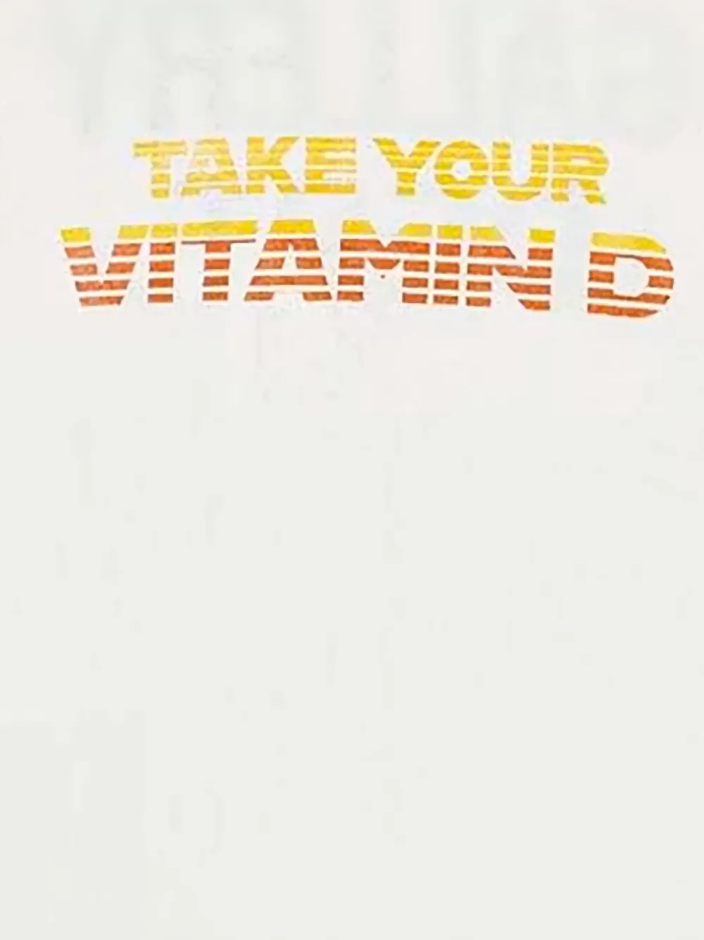 GALLERY DEPT. Vitamine D T-shirt met logoprint Wit