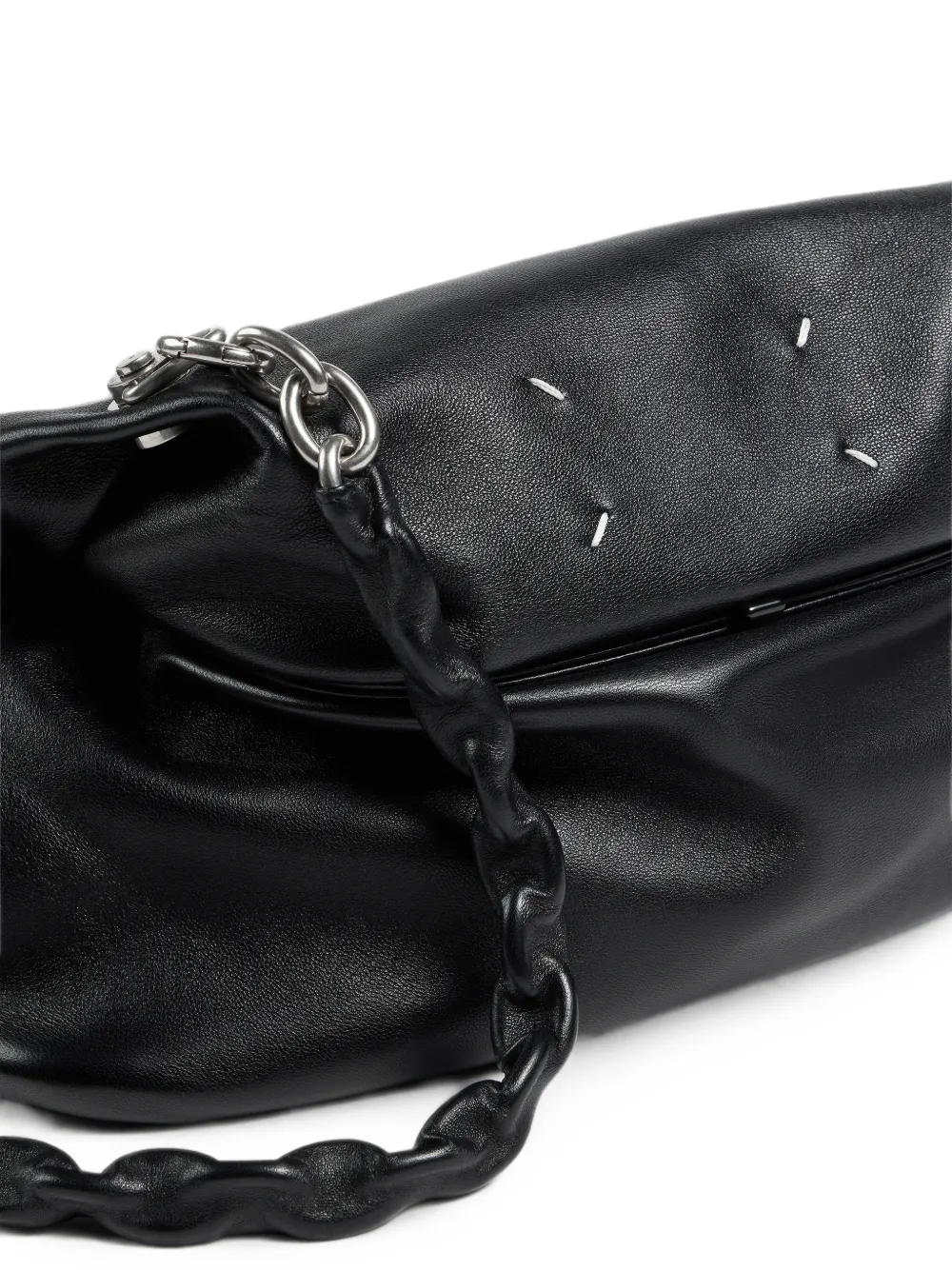 Maison Margiela Kleine Link schoudertas Zwart